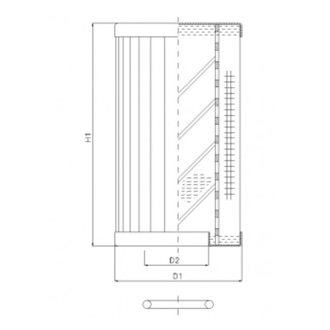 RLR425E03B/5 Hydraulikfilterelement (Rücklauffilter)