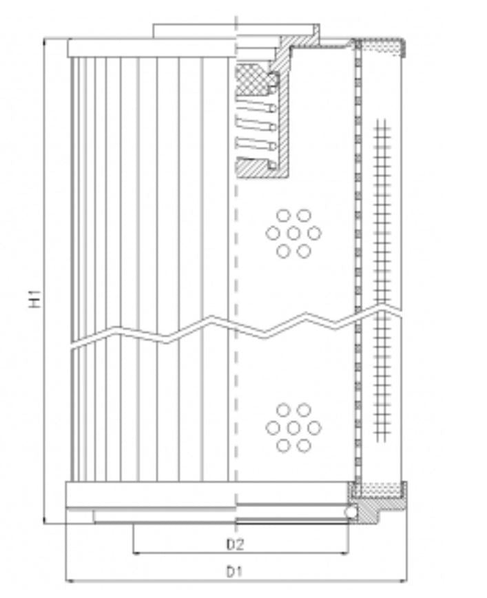 RLR631E05B/1 Hydraulikfilterelement (Rücklauffilter)
