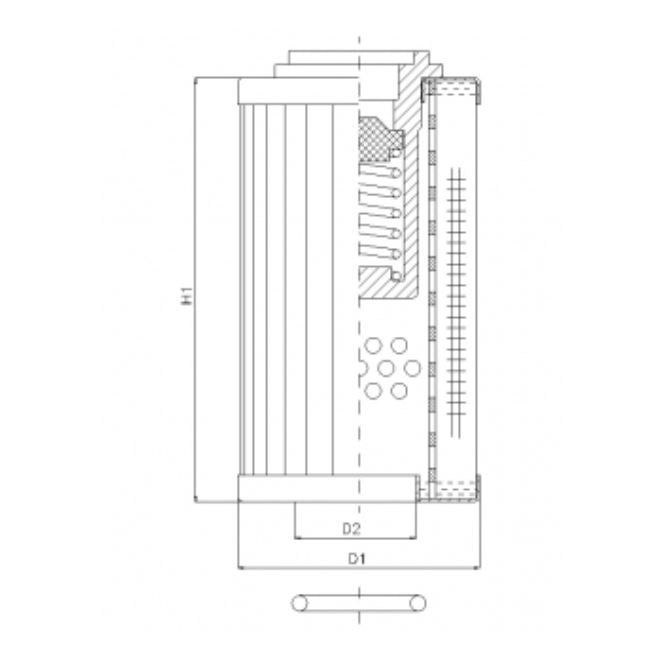 RLR70B130B Hydraulikfilterelement (Rücklauffilter)