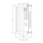 RLR70B130B Hydraulikfilterelement (Rücklauffilter)
