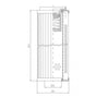 RLR950D20B Hydraulikfilterelement (Rücklauffilter)