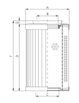 RMR435L20B Hydraulikfilterelement (Rücklauffilter)
