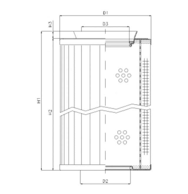 RMR436E03B Hydraulikfilterelement (Rücklauffilter)