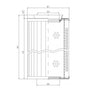 RMR438E05B Hydraulikfilterelement (Rücklauffilter)