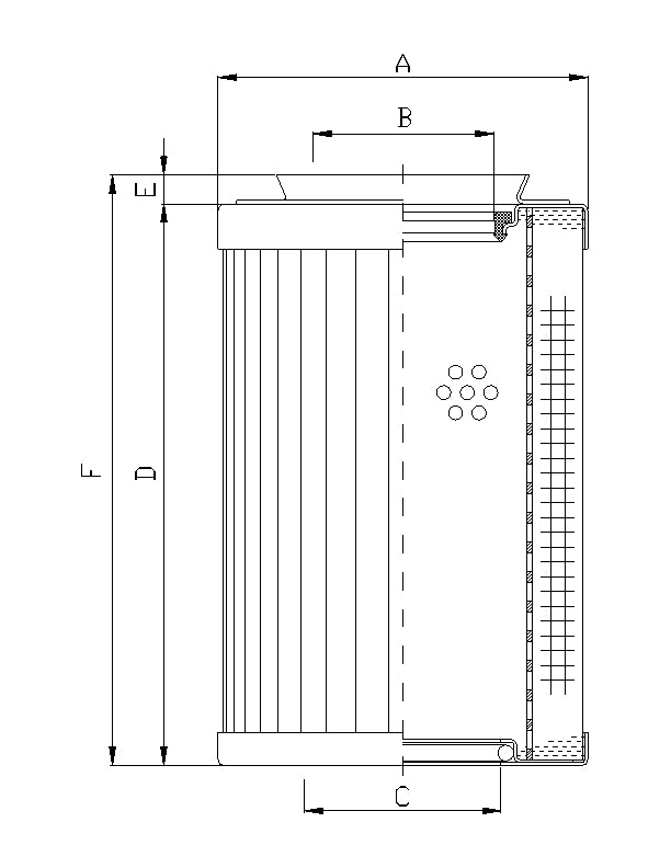 RMR439E10B Hydraulikfilterelement (Rücklauffilter)