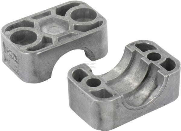 Satz Rohrschellen Alu 22mm