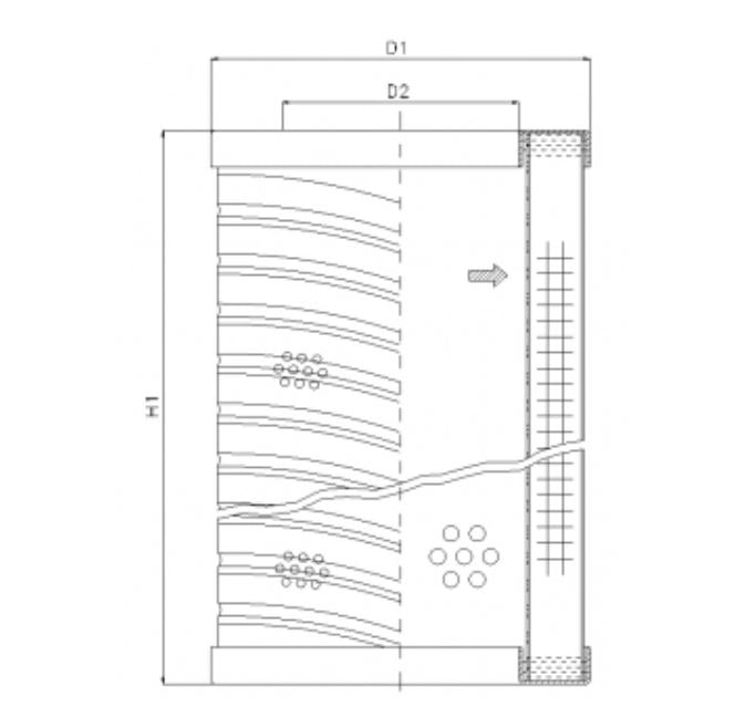 RVR06A10B Hydraulikfilterelement (Rücklauffilter)