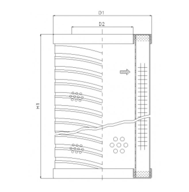 RVR06E10B Hydraulikfilterelement (Rücklauffilter)