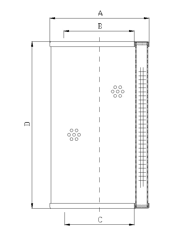 RVR10B100B Hydraulikfilterelement (Rücklauffilter)