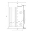 RVR110B10B Hydraulikfilterelement (Rücklauffilter)