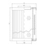 RVR1140A10B Hydraulikfilterelement (Rücklauffilter)