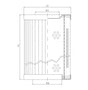RVR118B100B Hydraulikfilterelement (Rücklauffilter)