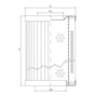 RVR1225360A05B Hydraulikfilterelement (Rücklauffilter)