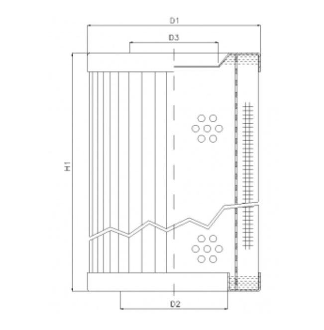 RVR132E05B Hydraulikfilterelement (Rücklauffilter)