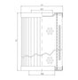 RVR132E05B Hydraulikfilterelement (Rücklauffilter)