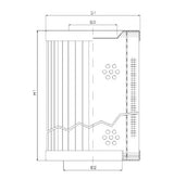 RVR132K20B Hydraulikfilterelement (Rücklauffilter)