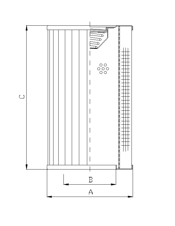RVR165B40B Hydraulikfilterelement (Rücklauffilter)