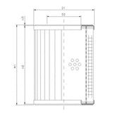 RVR1900K05B Hydraulikfilterelement (Rücklauffilter)