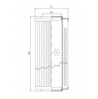 RVR1901E20V Hydraulikfilterelement (Rücklauffilter)
