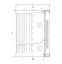RVR190A05B Hydraulikfilterelement (Rücklauffilter)