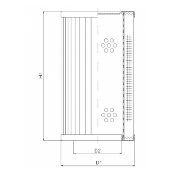RVR190E20B/2 Hydraulikfilterelement (Rücklauffilter)