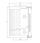 RVR190E20B Hydraulikfilterelement (Rücklauffilter)