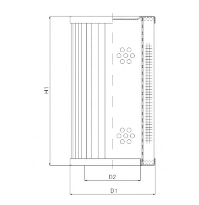 RVR250E03B Hydraulikfilterelement (Rücklauffilter)