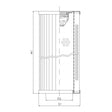RVR330A10B Hydraulikfilterelement (Rücklauffilter)