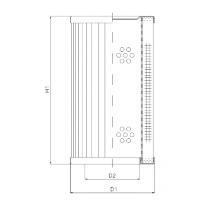 RVR330E05B Hydraulikfilterelement (Rücklauffilter)