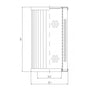 RVR330E05B Hydraulikfilterelement (Rücklauffilter)