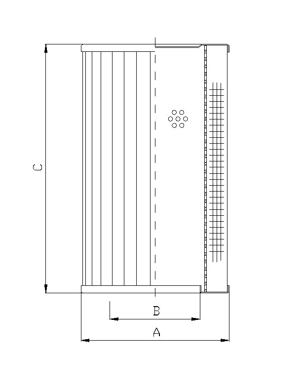RVR500K10B Hydraulikfilterelement (Rücklauffilter)