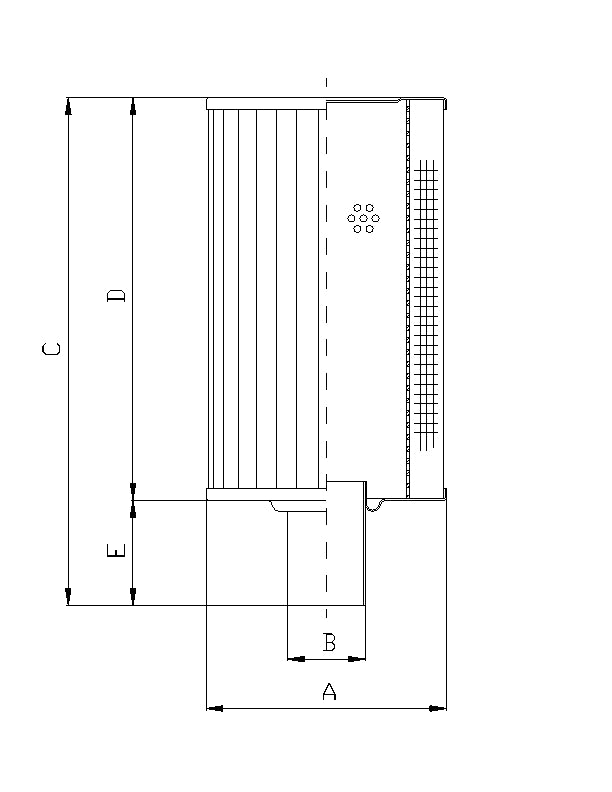 RVR65B100B/2 Hydraulikfilterelement (Rücklauffilter)