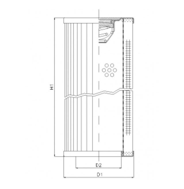 RVR660B10B Hydraulikfilterelement (Rücklauffilter)