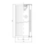 RVR660B60B Hydraulikfilterelement (Rücklauffilter)