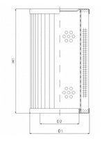 RVR660K20B/3 Hydraulikfilterelement (Rücklauffilter)