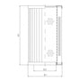 RVR750K10B Hydraulikfilterelement (Rücklauffilter)
