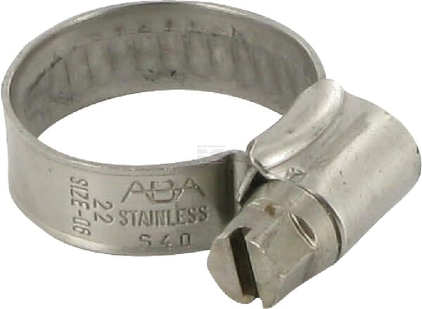 ABA, Schlauchschelle, 8 - 14mm, Edelstahl 304