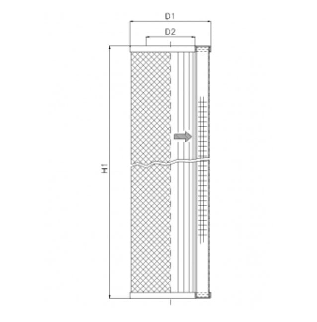 S213T25 Hydraulikfilterelement (Saugfilter)