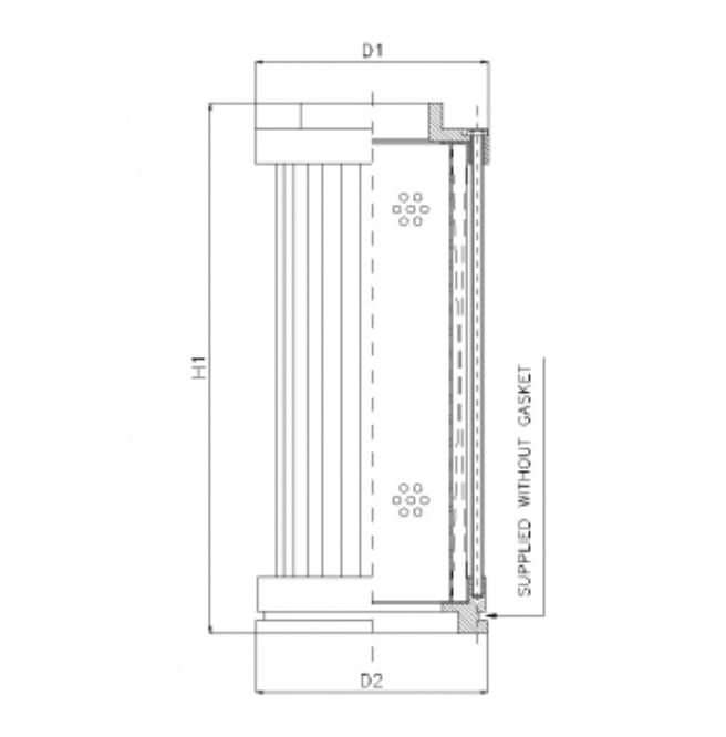 S410T40 Hydraulikfilterelement (Saugfilter)
