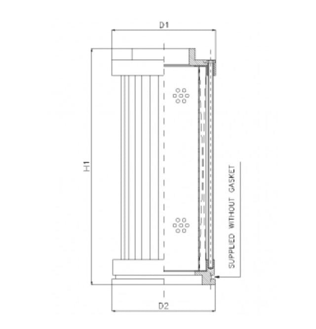 S410T74 Hydraulikfilterelement (Saugfilter)
