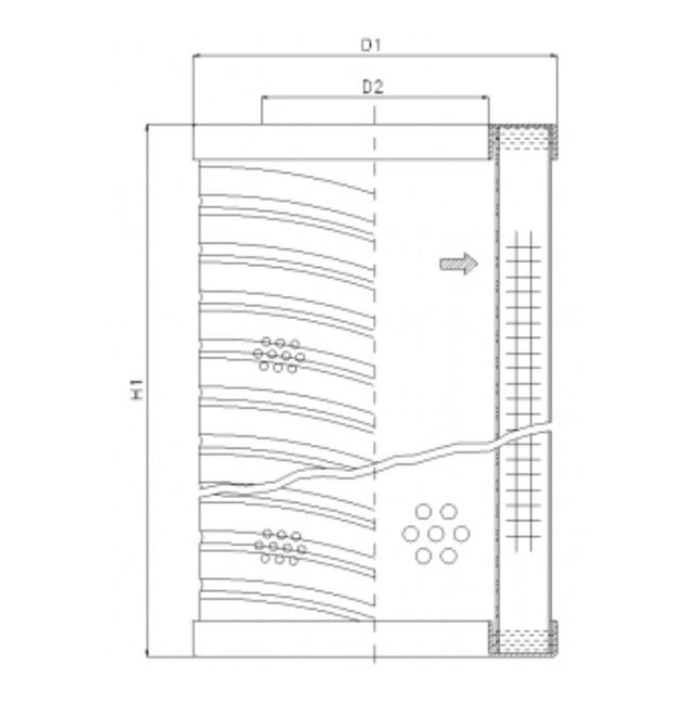 S610G10 Hydraulikfilterelement (Saugfilter)