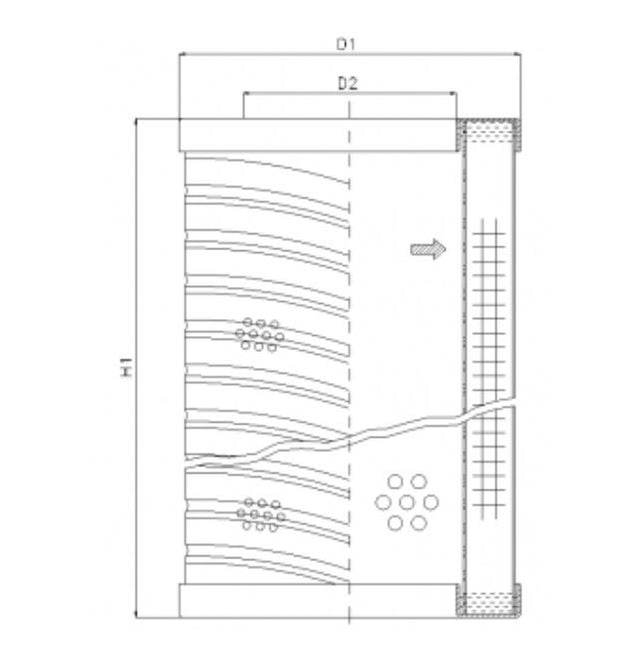 S610T100 Hydraulikfilterelement (Saugfilter)
