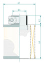 SA7098 Luftfilter (Aufsteckfilter NW61)