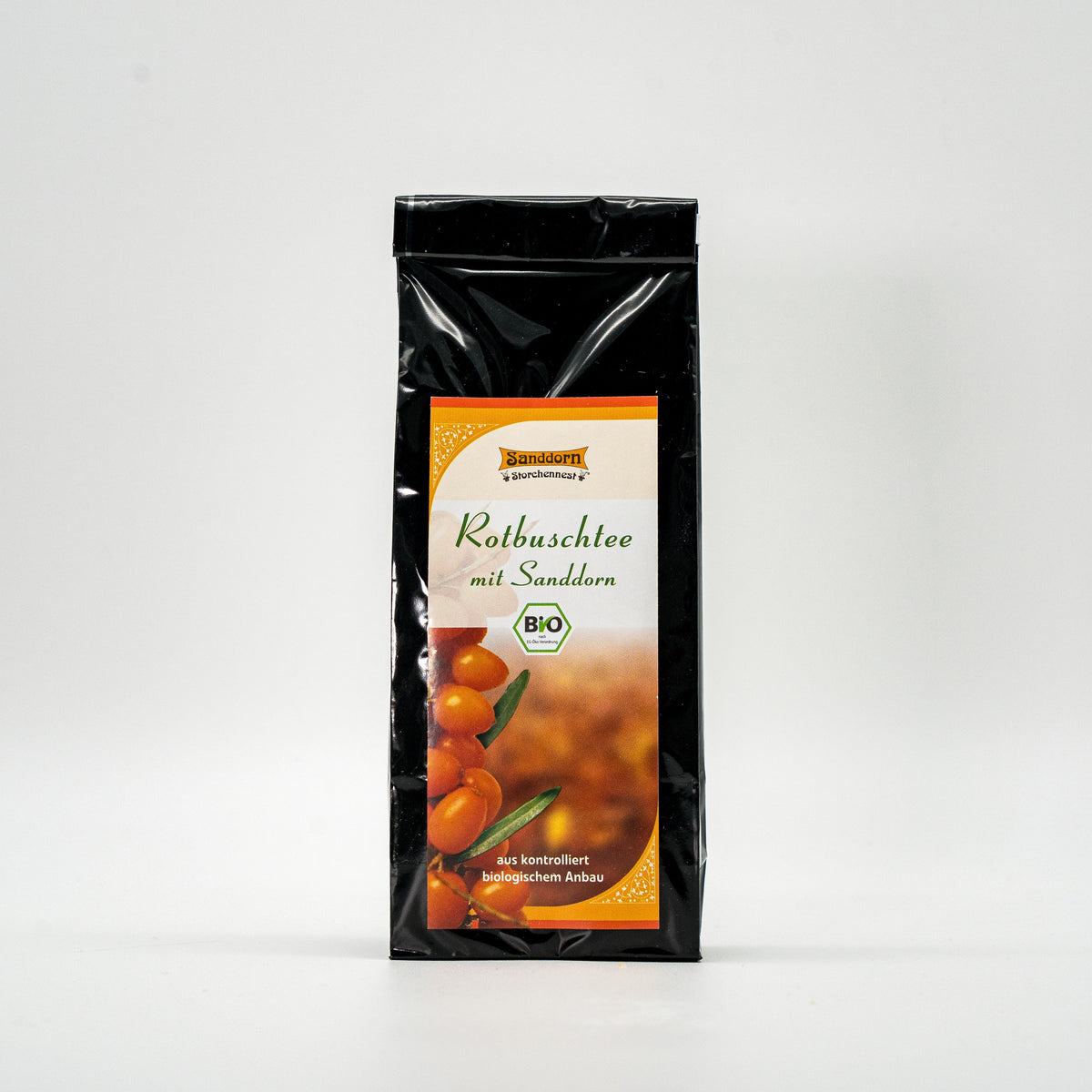 Sanddorn Storchennest Bio Rotbuschtee mit Sanddorn