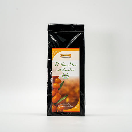Sanddorn Storchennest Bio Rotbuschtee mit Sanddorn