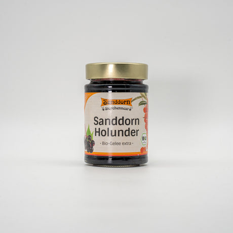 Sanddorn Storchennest BIO Sanddorn-Holunder Gelee extra