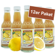 12er Paket Satower Zitronensaft – Bio-Direktsaft aus Zitronen in Glasflaschen