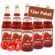 12er Paket Satower Tomatensaft – 100 % Direktsaft aus sonnengereiften Tomaten in Glasflaschen