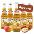 6er Paket Satower Apfel-Mango Saft – fruchtiger Direktsaft in Mehrweg-Glasflaschen