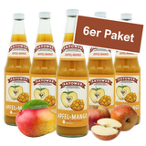 6er Paket Satower Apfel-Mango Saft – fruchtiger Direktsaft in Mehrweg-Glasflaschen